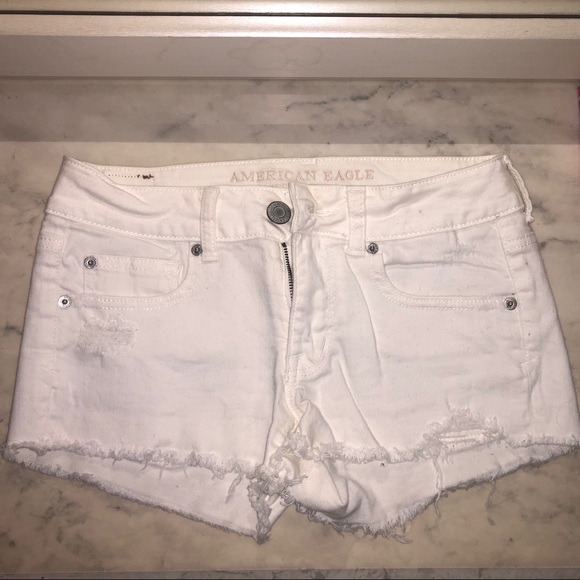 American Eagle Outfitters Pants - American Eagle White Denim Shorts